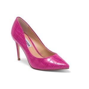 Steve Madden Vala-C Croco Print Stiletto Pumps